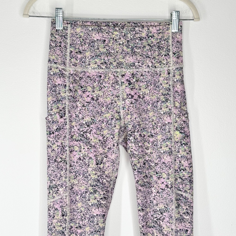 Fabletics Paint Splatter Full Length Leggings Wom… - image 3